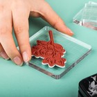 9 Sizes Clear Acrylic Stamp Block Kit With Grid Lines For Diy Crafts Card Making