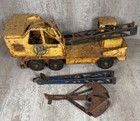 Vintage Nylint Pressed Steel Clark Michigan T-24 Crane Truck Toy Parts