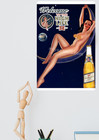 Miller High Life Beer Metal Sign     Sexy Girl Bar Pub Wall Decor  Sign Read Des