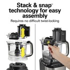 Hamilton Beach 10 Cup Food Processor And Chopper With Stack   Snap Design  Extra