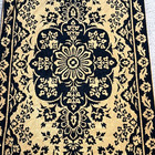 Vintage 1970 s Fieldcrest Gold   Black Bath Towel 44x24  Floral Medallion Retro