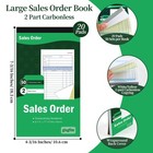 20 Pack Large Sales Order Book 2 Part Carbonless Receipt Books General Purpos   