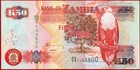 Zambia 50 Kwacha 2009 P 37h Unc Free Shipping From 100 