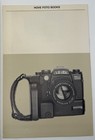 Vintage 1980 Leica R Reflex Camera Manual R4 Mot Electronic Supplement Booklet    