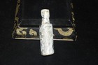 Rare Ancient Roman Glass Bottle Container With Iridescent Patina