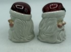 Fitz And Floyd Essentials Holiday Santa Santa Face Salt Pepper Shakers