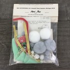 Vintage Merri Mac Tiny Treasure Bags O Joy Christmas Ornament Kit Dog Mouse L2
