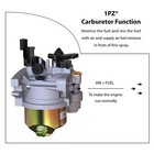 Carburetor For Kohler Sh265 Series 3000 6 5 Hp 196cc Engine Carb Oem 18-853-16-s