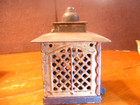 Antique Painted Cast Iron Halls Excelsior Mechanical Bank By J e Stevens Co 