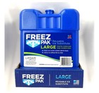  3 Pack  Freez Pak Large Reusable Ice Pack With Hard Shell  2 4lbs