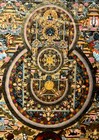 Large Tibetan Buddhist Thanka  Thangka Painting  Hand Painted On Cloth 26x35 