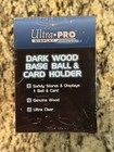 Ultra Pro Display Series     Dark Wood Baseball   Card Holder Brand New   Factory
