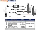 Windynation 2pcs 12v Linear Actuator   Power Supply   Remote Control   Brackets
