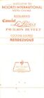 Resorts International Hotel Casino Rendezvous Vintage Matchbook Cover