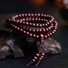 6mm 108-prayer Beads Tibetan Sandalwood Buddhist Buddha Mala Bracelet Necklace