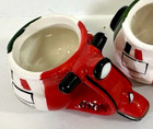 Vintage Cerrini Ceramic Italian Vespa Scooter Mug Toothpick Holder  hh97 