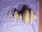 7  Oak Victorian Vtg Antique Wood Wooden Newel Post Cap Finial Large 