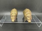 Vintage Brass Pig Figurines  Pair