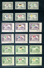 Liberia 368-70 C114-17  Mnh Perf   Imperf Flag Set Of 84  Each With Wrong Flag