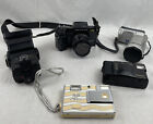 Lot Of Cameras For Parts Pentax Sony Olympus Minolta Vivitar Film Digital