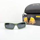 Oakley Gascan Oo9014 Olive Green Frame Black Lens Sunglasses New W  Box