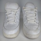 Nike 040305 Womens White Tennis Athletic Mid Top Shoes Size 7 Silver Swoosh