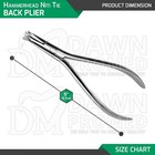 Hammerhead Plier Serrated Niti Tie Back Wire Bending Forming Dental Orthodontic