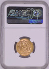  1958 Great Britain Elizabeth Ii Gold Sovereign Near Gem Bu Ngc Ms64 Rarity R3