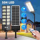 Commercial 1000000lm Led Outdoor Dusk To Dawn Solar Street Light Road Area Lamp