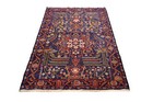 4x6  Tribal Floral Afghan Handmade Wool Rug   Sh1381