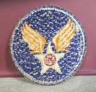 New Vintage Wwii Us Army Air Force Aaf Gold Wings  White Star  Red Circle Patch