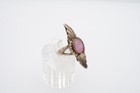Vintage Native American Navajo Sterling Silver Mother Of Pearl Ring Size 4 75