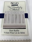 Crib Dust Ruffle 16  Crib Skirt With Decorative Trim - Ivory Nojo Serendipity