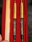 Vintage Set Of Ballpoint Pens Arpege Chanel No 5 14kt Gold Exclusive Design