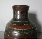 Unique 12  Signed Antique Japanese Meiji-era Bronze   Mixed Metal Vase   C  1870