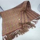 100  Silk Table Runner Vase Mat By Tatsumura Textiles Kyoto 36x24 And 3  Fringe