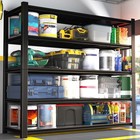 60   w 5 Tier Garage Shelf Heavy Duty Garage Storage Shelf With Adjustable Shelves