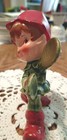 Vintage Lefton Japan Christmas Pixie Elf With Cymbals  Figurine