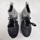 Nike Air Zoom Pegasus All Out Flyknit Mens Grey Black Running Shoes Youth Size 5