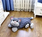 Handmade Crochet Cat Rug     Soft 1 2m Hypoallergenic Baby Play Mat  Washable