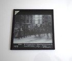 Ww1 Belgian Burgomaster Saluted By The Crew Magic Lantern Slide Photo