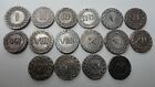 Lot Of 16 Pieves Latin Num Roman Emperor Tiberius Spintria Spintriae Sex Tokens