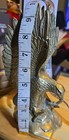 Vintage Brass American Flying Eagle Talons Out Large Tabletop Decor Statue