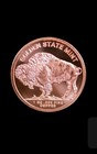 1 Oz Copper Round Buffalo  bu 