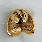 Vtg Phantom Of The Opera Gold Tone Mask Broadway Theatre Lapel Pin By Rug