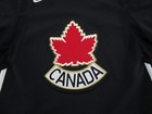 Men   s Vintage Y2k Nike Team Canada Hockey Jersey Black Size M Iihf Read