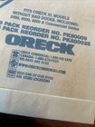 Oreck Xl Upright  Vacuum Bags Series 2000  8000 9000 Commercial Lot Of 5 New