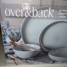 New Over back Options 16-piece Dinnerware Set - Stoneware ceramic Plates   Bowls