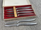 Gerber Miming Steak Knives Set 6 With Original Box Vintage