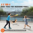 Pool Fence 4 X 108 Ft Removable Pool Fences For Inground Pools Outdoor